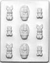 Small Rabbits Chocolate Mould